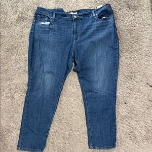 Levi's Dark Blue Women's 711 skinny Ankle Jeans